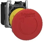 Harmony emergency stop complete with &oslash;40 mm toad head in red with push / turn