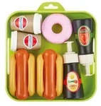 Hot-Dog-Tablett m/7 Teilen 19,5 cm - 100% Chef