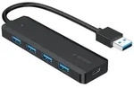 UHB-U3P4P-02 USB-Hubs - USB 3.2 - 4 - Schwarz