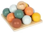 - Wooden Montessori Ball Sorting Game