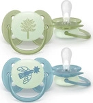 Philips SCF094/05, Philips Avent Pacifier ultra soft nighttime 2 pack 18+ mdr.