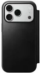 Modern Leather Folio - black (Horween) - iPhone 18 Pro/17 Pro