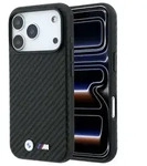 M Carbon Metal Logo MagSafe Case for iPhone 17 Pro Max / 18 Pro Max - Black