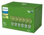 LED-Lampe Ultra Efficient P45 2,3W/827 (40W) Clear 6-pack E14