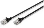 patch cable - 5 m - black - Schwarz