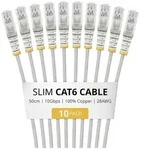 Startech patch cable - 50 cm - grey - Grau