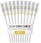 Startech patch cable - 25 cm - grey - Grau