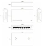 - switch - 8 ports - smart
