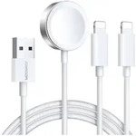 S-IW007 3-in-1 cable USB-A magnetic charger - Lightning 1.2m - white
