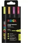 marker s&aelig;t PC-5M 4 ass. farver neon