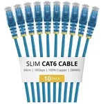 Startech patch cable - 50 cm - blue - Blau