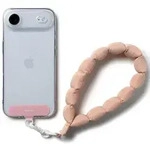 Holder & Puffer Hand Strap Phone Lanyard - Pink