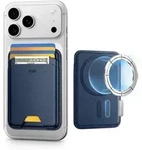 Classic RFID Magnetic Wallet MagSafe for Phone - Navy Blue