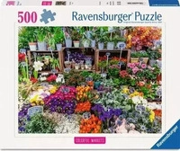 Ravensburger 12001815, Ravensburger Blumenmarkt, Frankreich 500p