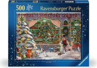 Ravensburger 12000215, Ravensburger Puzzle The Christmas Shop 500p