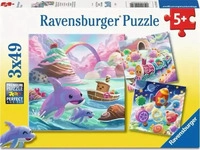 Ravensburger 12004260, Ravensburger S&uuml;&szlig;igkeitenwelt 3x49-teilig