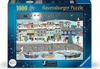Ravensburger 12001628, Ravensburger Weihnachten an der K&uuml;ste 1000p