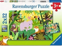 Ravensburger 12004257, Ravensburger Kleine Entdecker 2x12-teilig Block