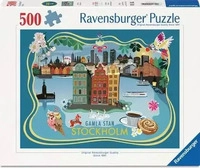 Ravensburger 12002021, Ravensburger Old Town Stockholm (500)