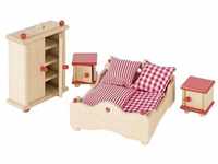 Goki Dollhouse Furniture Bedroom