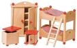 Goki Dollhouse Furniture Children's room