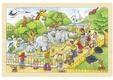 Goki 57808, Goki Jigsaw puzzle 24 pcs - Visit at the Zoo Holz