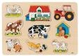 Goki Wooden Bubble Puzzle Farm