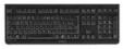 Cherry JK-0800BE-2, Cherry KC 1000 - Tastaturen - Schwarz