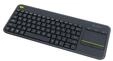 Logitech 920-007129, Logitech K400 Plus Ergonomic Wireless Touch - Tastatur -