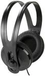 Vivanco Over-Ear TV-headphone 5m cable 3.5/6.3mm - Black