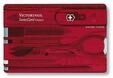 Victorinox 0.7100.T, Victorinox SWISSCARD red transparent