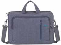 RivaCase 7530 grey Laptop Canvas shoulder bag 15.6 "
