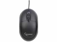 Gembird MUS-U-01, Gembird MUS-U-01 - mouse - USB - black - Maus (Schwarz)