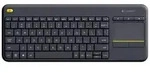 Logitech K400 Plus Ergonomic Wireless Touch - Tastaturen - Schweiz - Schwarz