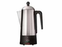 Design Eco - electric percolator - black/brushed stainless steel