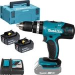 Makita DHP453RFE, Makita DHP453RFE - hammerbor/skruemaskine