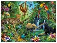 Ravensburger 126606, Ravensburger Animals in the jungle - 200p