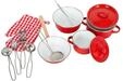 Small Foot - Pans and Cookware Set Red 11dlg.