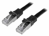 1m Black Cat6 / Cat 6 Shielded (SFTP) Patch Cable 1 m - patch cable - 1 m -...