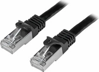 StarTech.com N6SPAT1MBK, StarTech.com 1m Black Cat6 / Cat 6 Shielded (SFTP)...