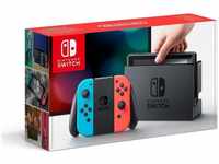 Nintendo Switch mit Joy-Con - Neon-Rot/Neon-Blau (Neue Revision) (EU import)