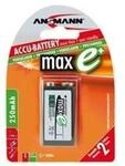 ANSMANN 9v nimh rechargeable battery 300 mah