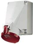 Wall mounted recept. 63a5p6h400v ip44