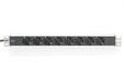 DIGITUS 8-Port -1U - Aluminum PDU