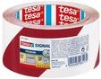 tesa Signal Premium Warning marking tape 66m x 50mm Red-White