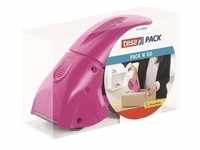 Hand dispenser Pack-n-go for packaging tape Pink