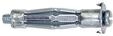 Metal cavity fixing HM 4 x 45 S with metric screw (50 pcs.)