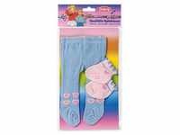 Heless Doll Tights with Socks - Blue 35-46 cm