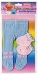 Heless Doll Tights with Socks - Blue 35-46 cm