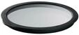 R&ouml;sle Glass lid 28 cm Clear/Black Glass/Silicone